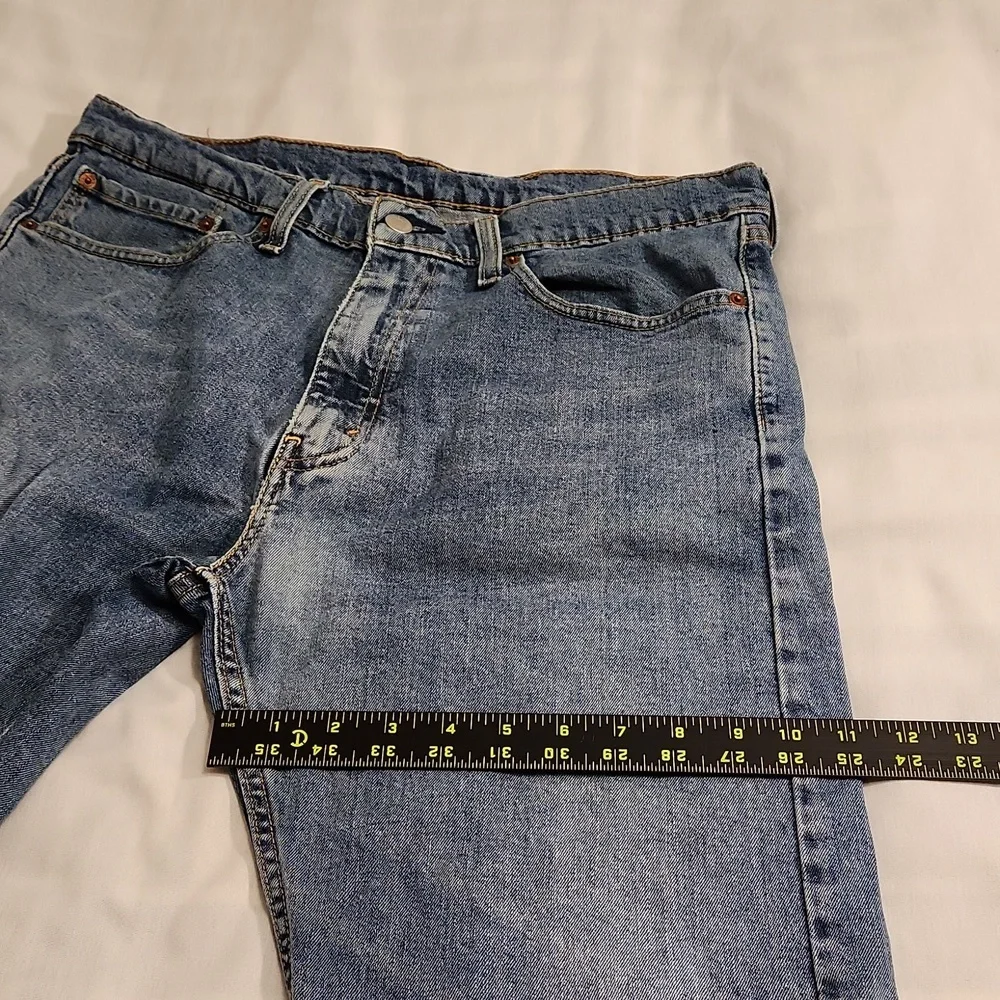 Levi's jeans 505 Regular fit straight men's 36x30‎ blue denim red tab